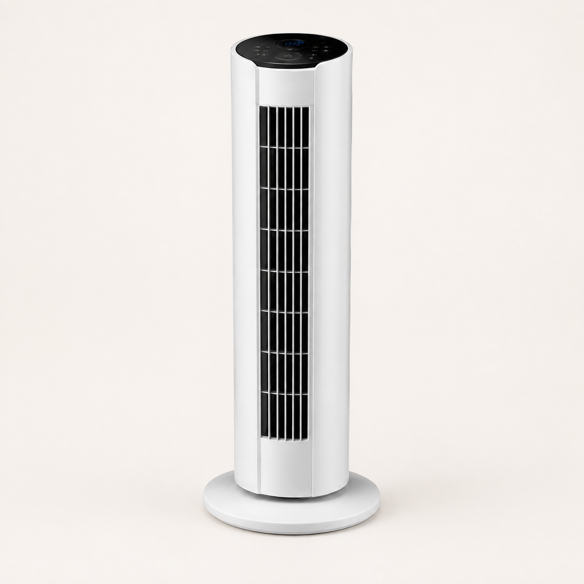 AMOI Portable Bladeless Tower Fan – USB Rechargeable