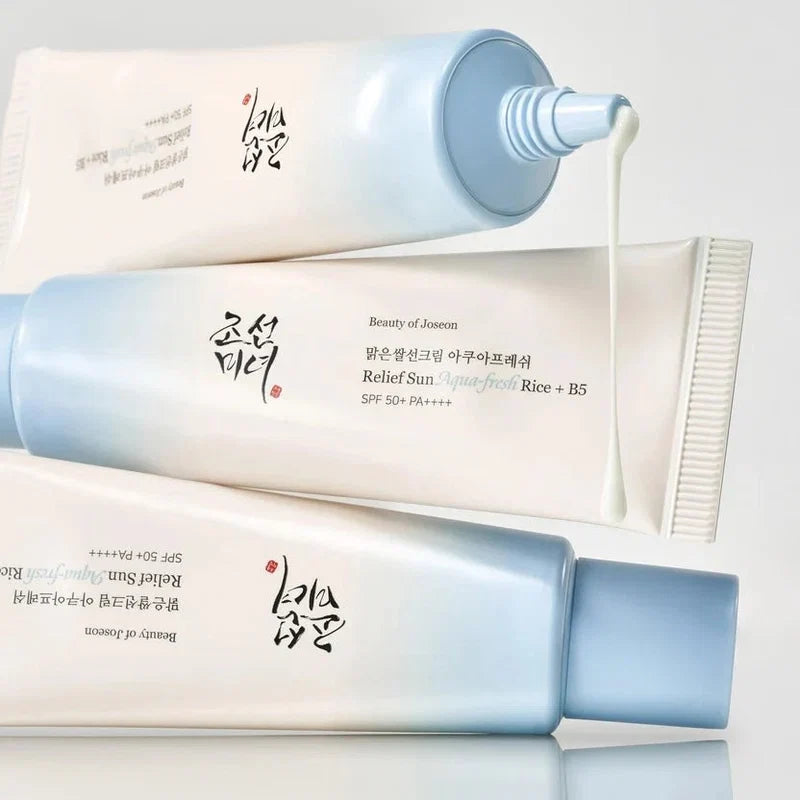بيوتي أوف جوسون ريليف صن أكوا فريش رايس + بي 5 معامل حماية SPF50+ PA++++ – 50 مل