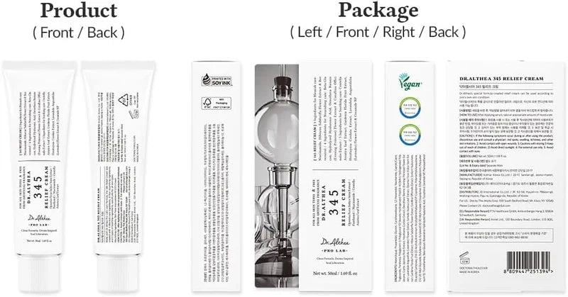 Dr. Althea 345 Relief Cream 50ml – Soothing & Barrier Repair Moisturizer